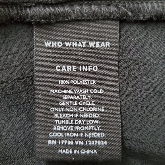 Who What Wear Back Neck Tie Sleeveless Blouse Top Size Small - Picture 6 of 8